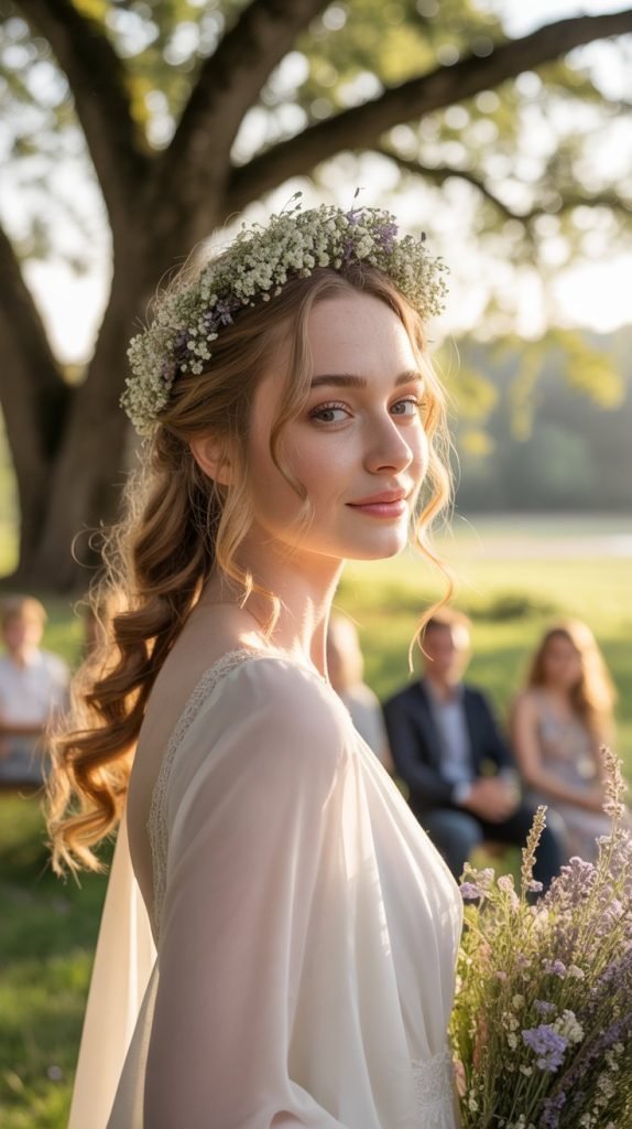 Twisted Half-Up Style