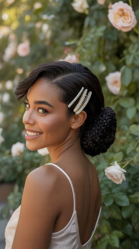 Textured Low Side Bun