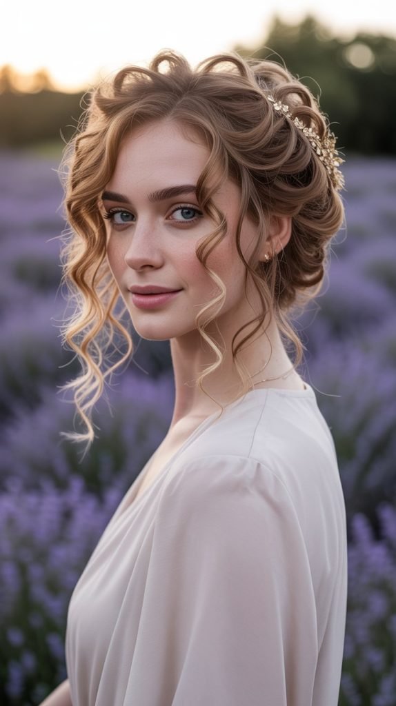 Crown Twist with Cascading Volume