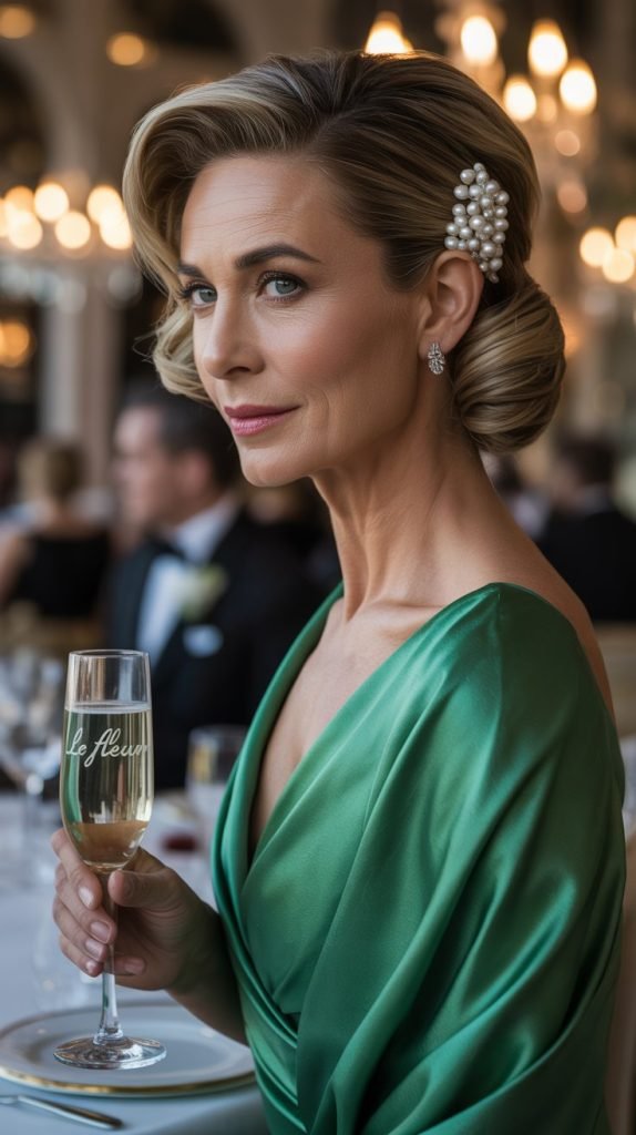 Voluminous Side Chignon