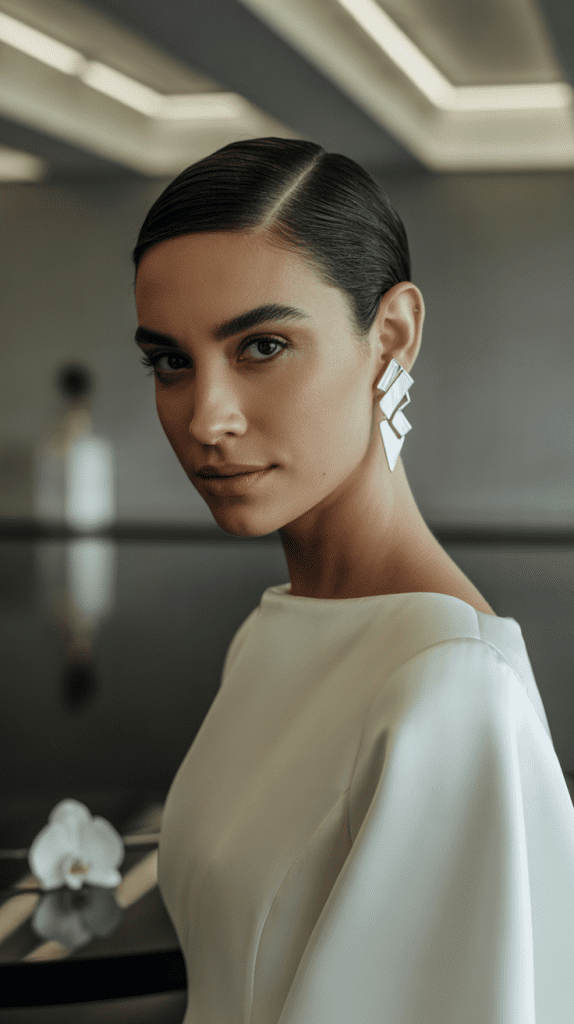 Slicked-Back Sophistication