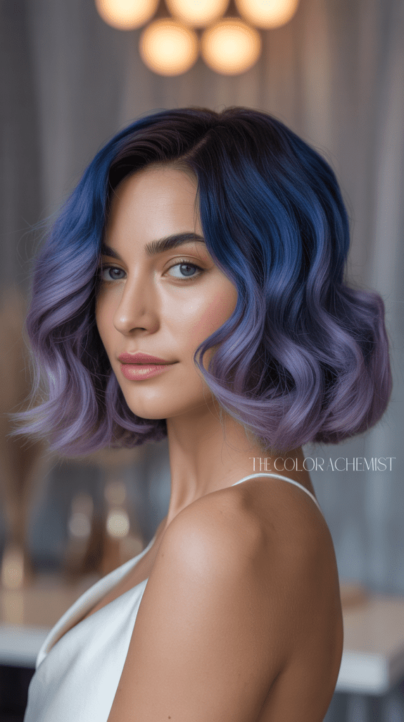 Wavy Bob with Color Melting