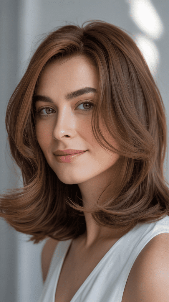Soft Layered Lob with Natural Texture