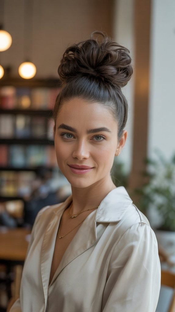 Textured Top Knot Amplification