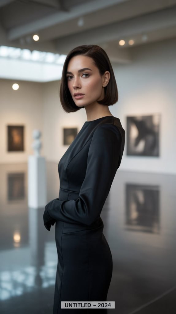 Sleek Formal Bob Styling