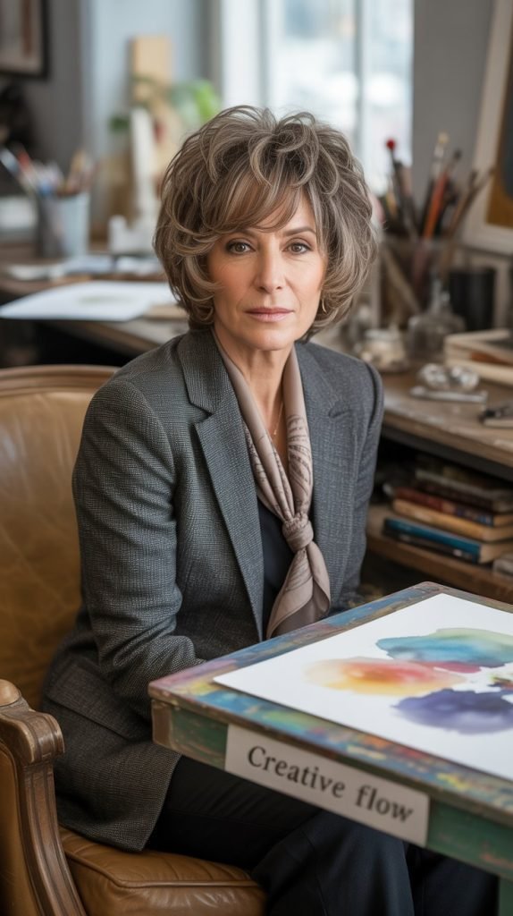 Textured Shag Above Shoulders