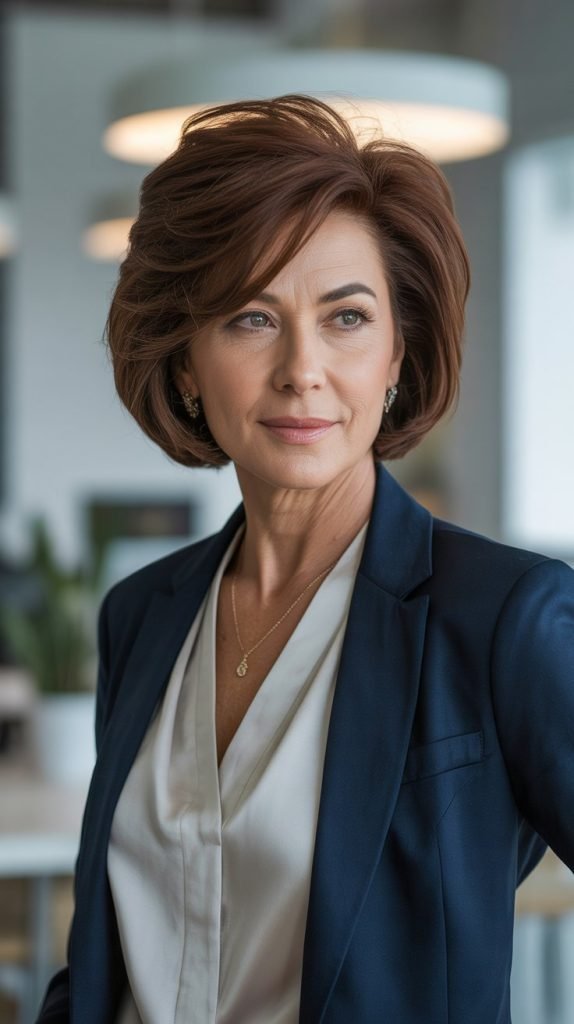 Stacked Bob with Texture