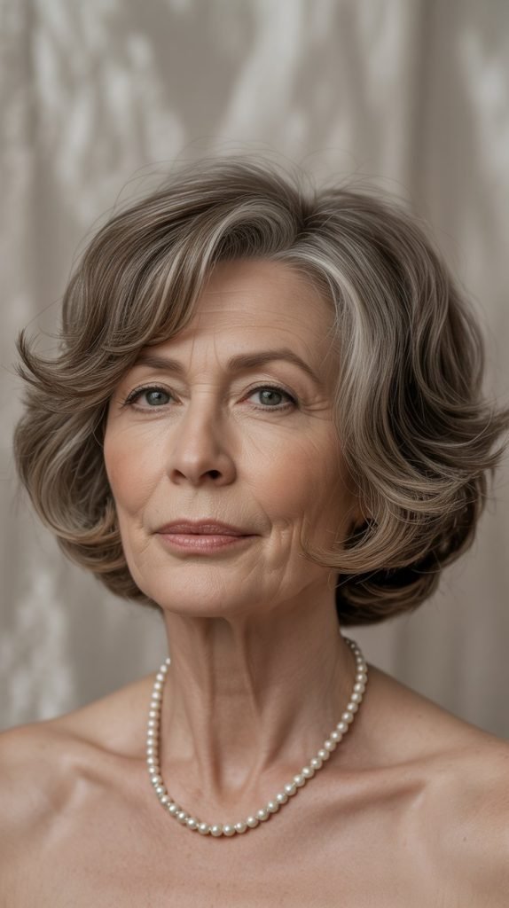 Textured Bob with Fine Hair Focus