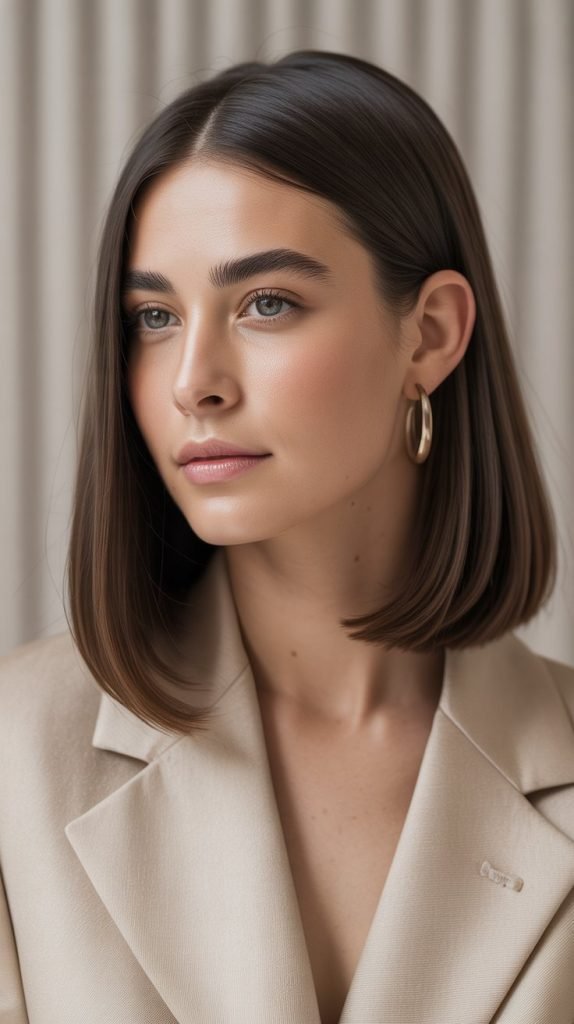 Straight Medium Cut with Precision