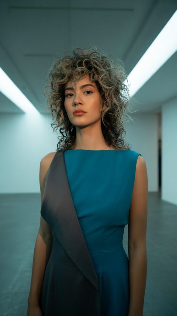 Textured Dimensional Curls