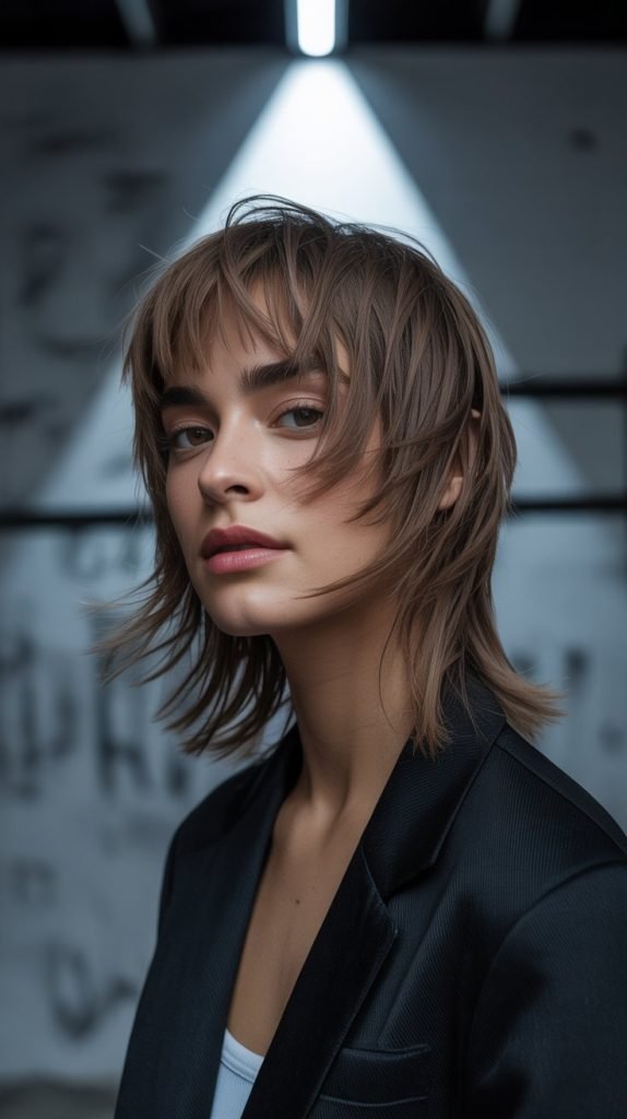 Choppy Mid-Length Cut