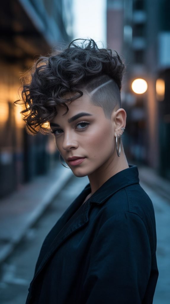 Curly Undercut