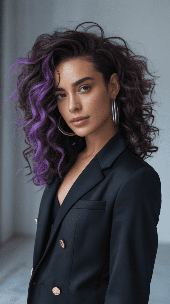 Electric Purple Streaks