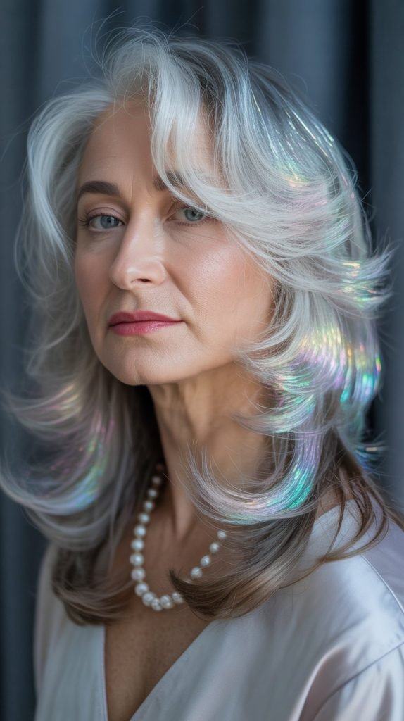 Pearl Silver Graduated Layers