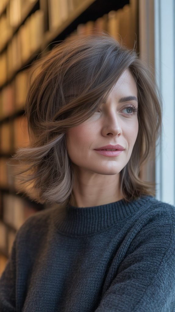 Textured Midi with Side-Swept Layers