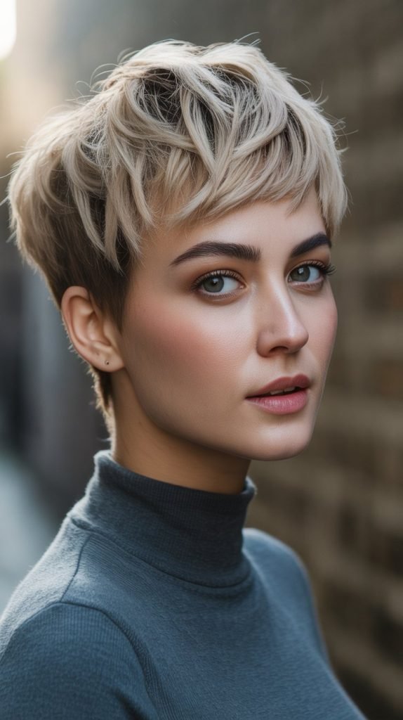 Choppy Pixie with Highlighted Ends