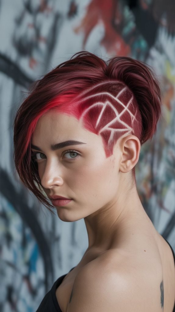 Asymmetrical Undercut Design