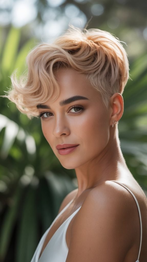  Buzzed Nape with Volume Crown