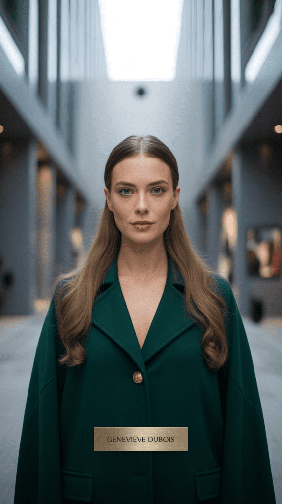 Long Straight with Center Part