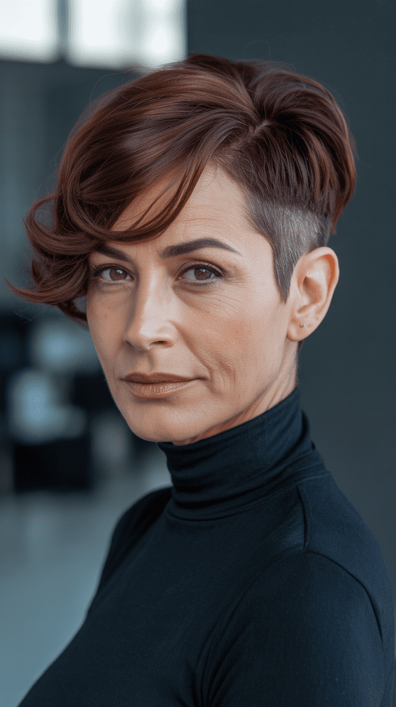 Side-Swept Pixie with Undercut