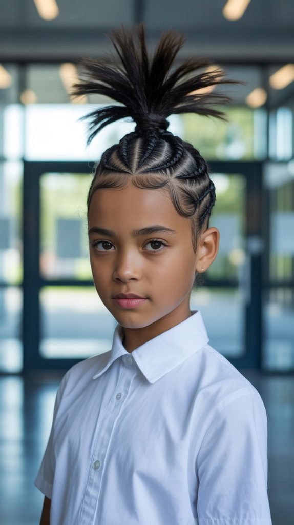 Braided Mohawk Style