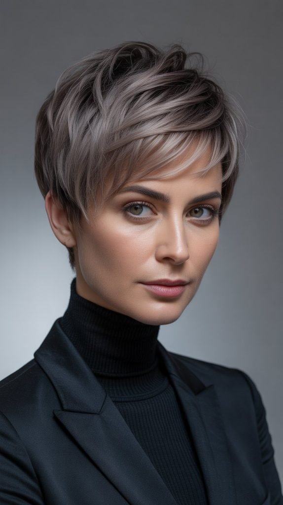 Thick Hair Graduated Pixie