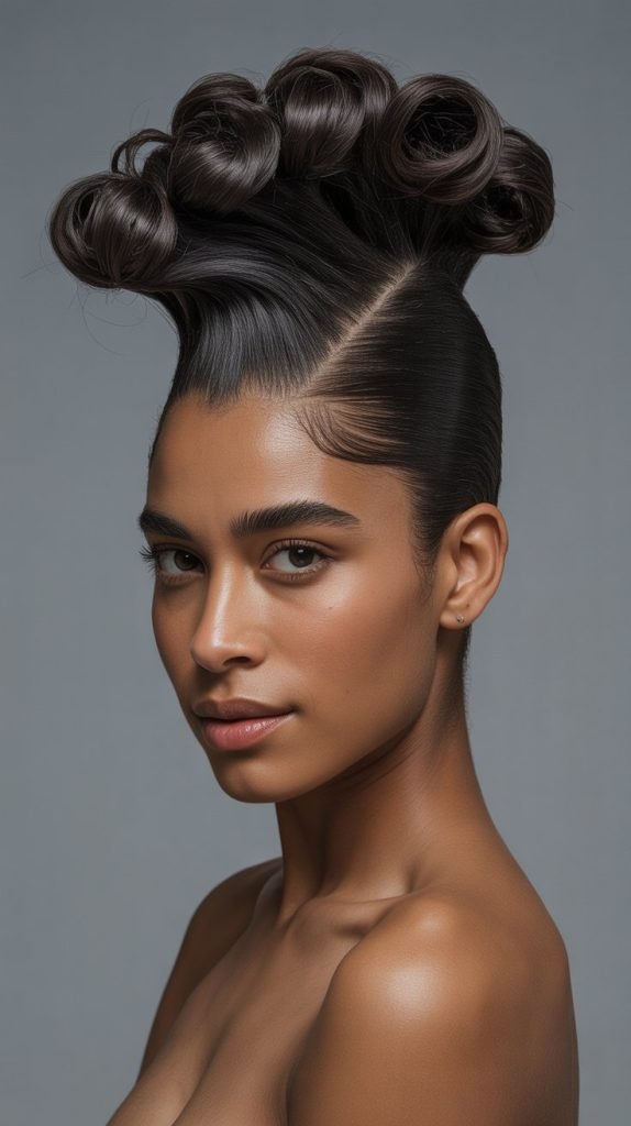 Voluminous Crown with Tapered Sides