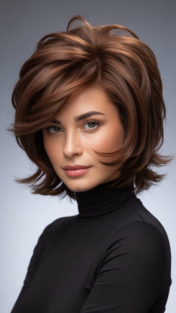 Layered Bob with Volume