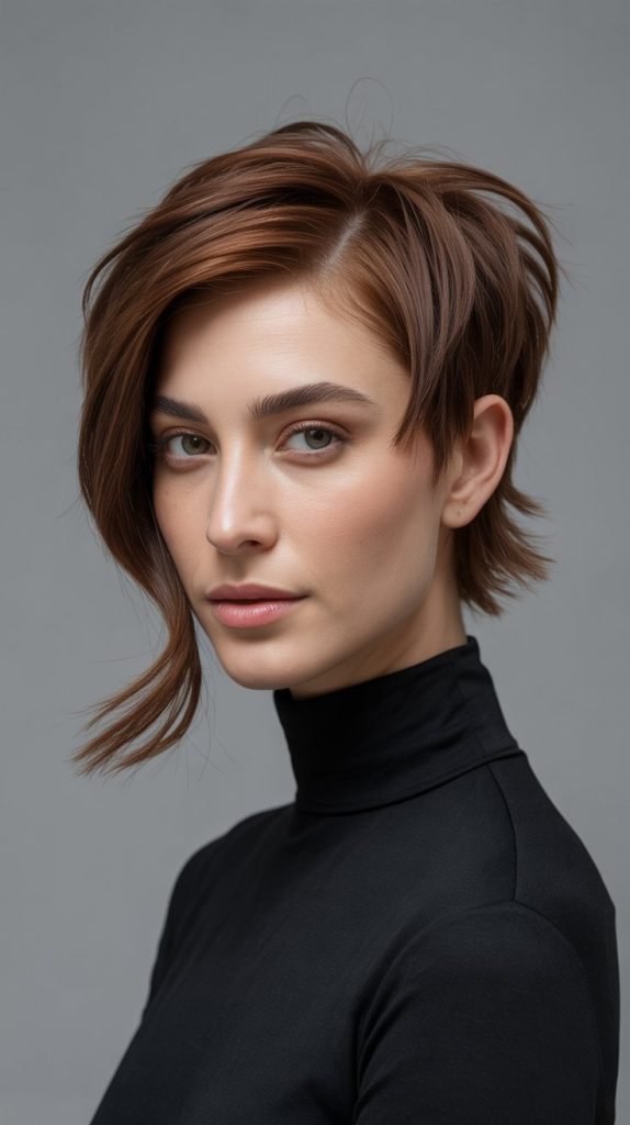 Textured Crop with Deep Side Part