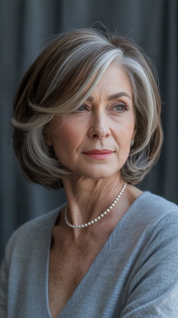 Layered Bob with Subtle Highlights