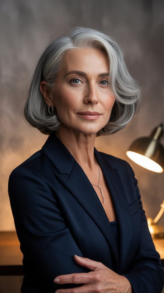 Blunt Bob at Chin Length