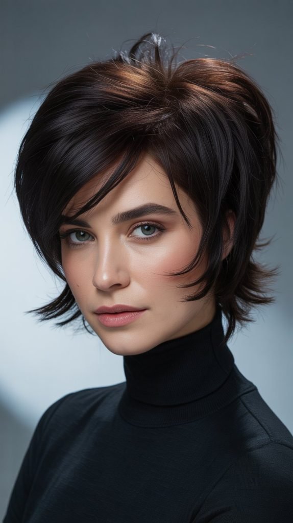 Short Shag with Textured Crown