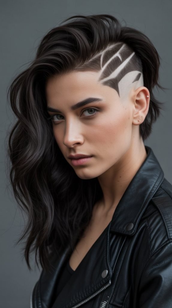 Long Hair Undercut Integration