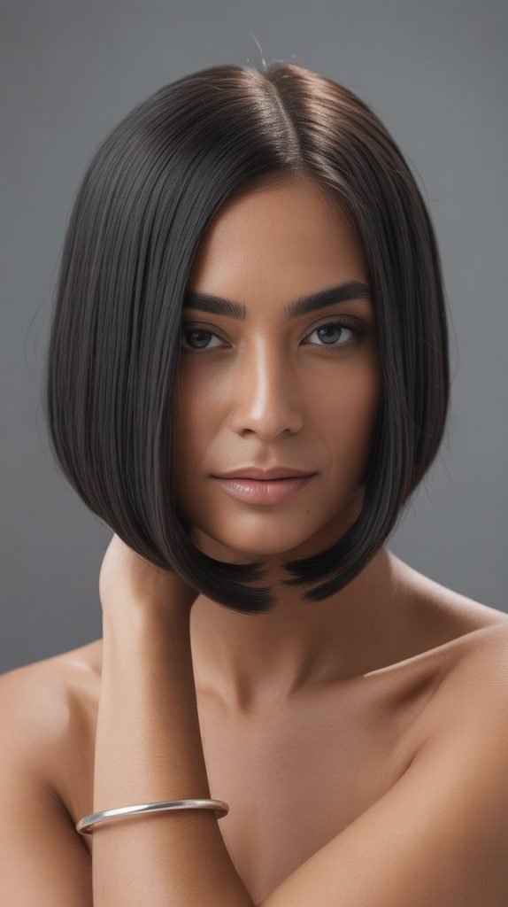 Blunt Bob with Subtle Layers