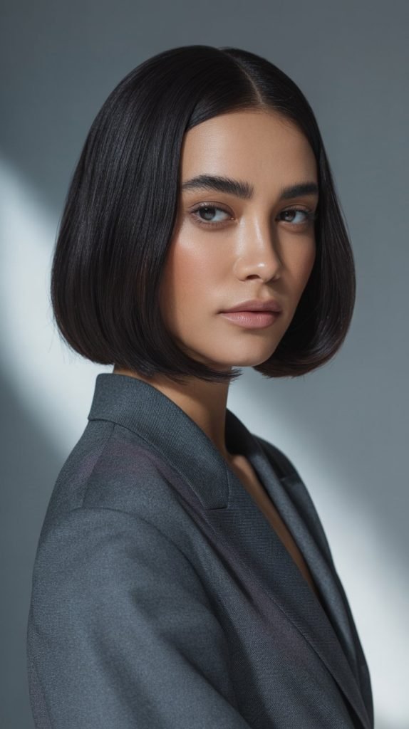 Chin to Shoulder Graduated Bob