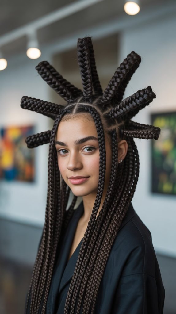 Sculptural Updo Creation