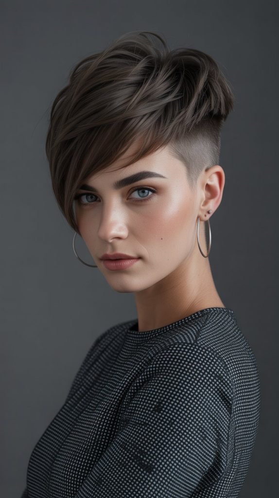 Asymmetrical Pixie with Undercut