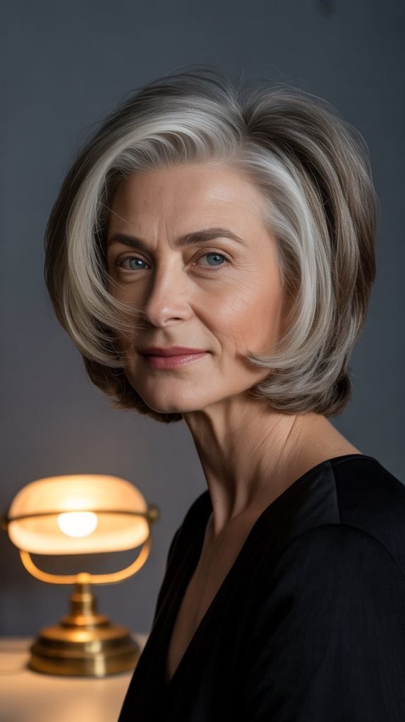 Layered Lob with Crown Lift