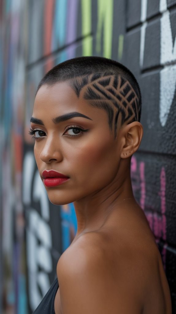 Buzz Cut with Design