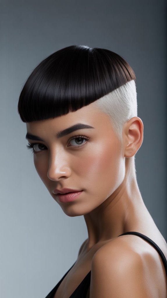 Sleek Contrast Undercut