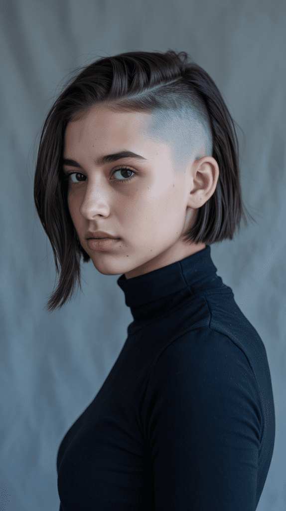 Edgy Undercut Bob