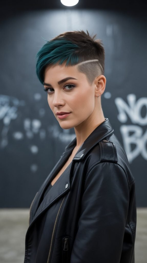 Pixie with Shaved Sides