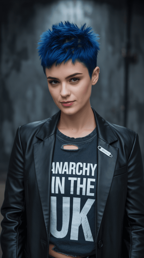 Punk-Inspired Spiky Pixie