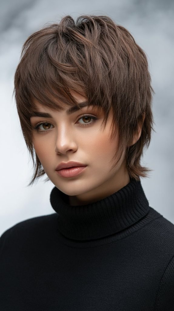 Textured Crop with Piecey Layers