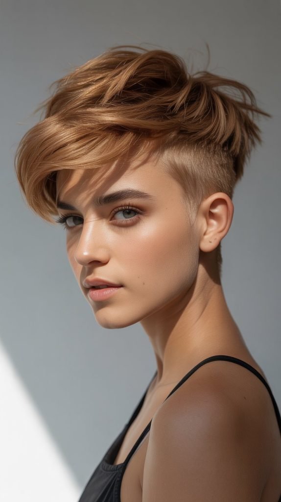 Tousled Undercut with Movement