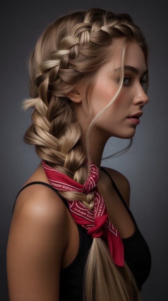 Bandana Fishtail Braid