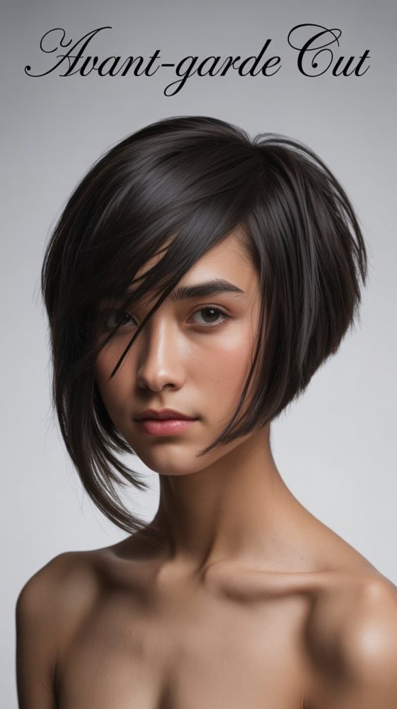 Asymmetrical Stacked Inverted Bob