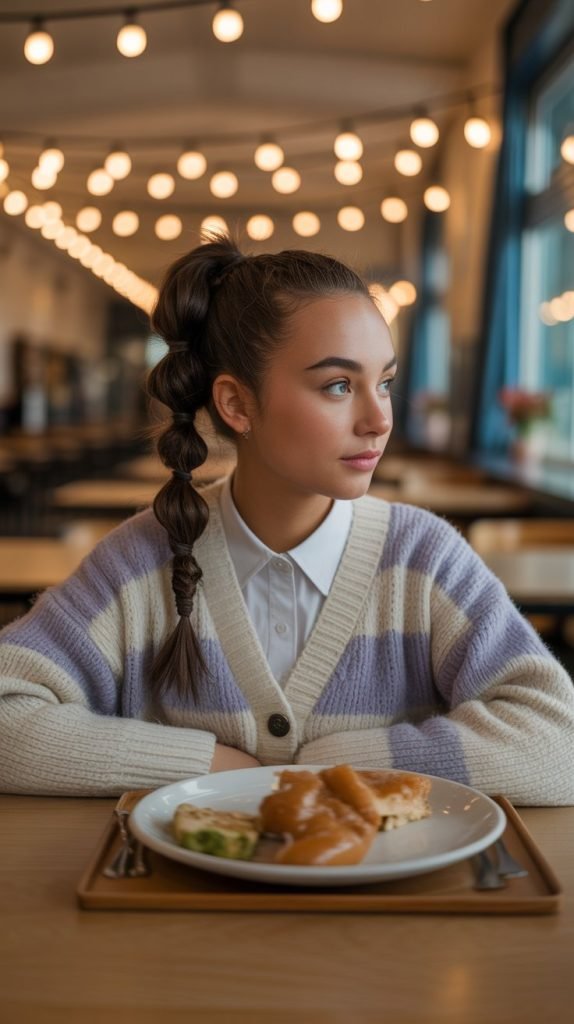 Twisted Side Ponytails