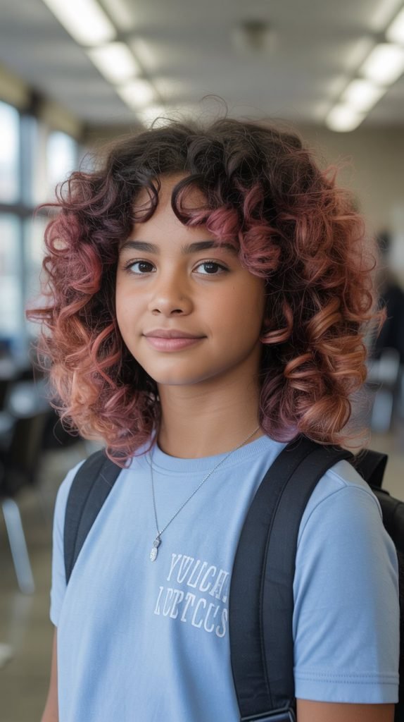  Curly Hair Color Enhancement