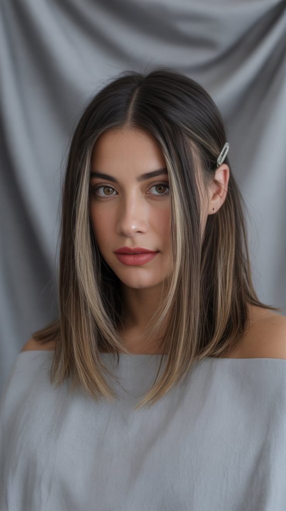 Caramel Money Piece Highlights